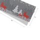preview thumbnail 3 of 1, Tapestry Table Runner Reindeer and Tree 54"