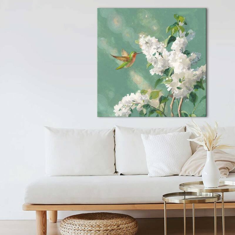 "Hummingbird Spring I" by Danhui Nai Print on Canvas