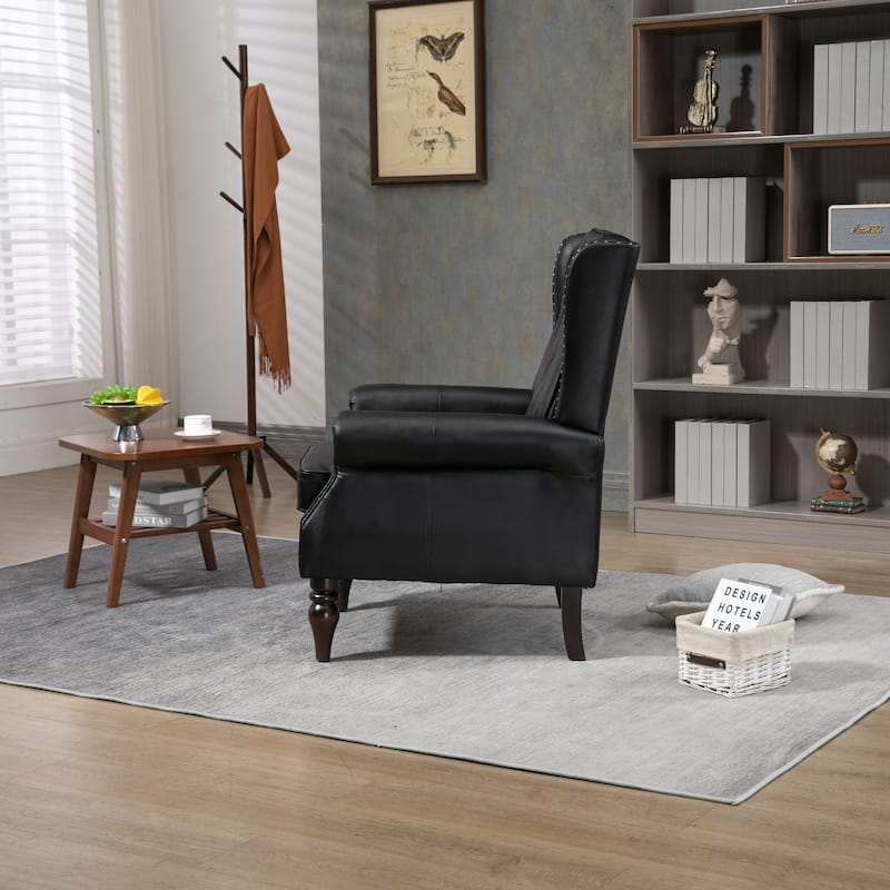 Coolmore Tufted Lounge Armchair - 31.50 x 29.33 x 39.37
