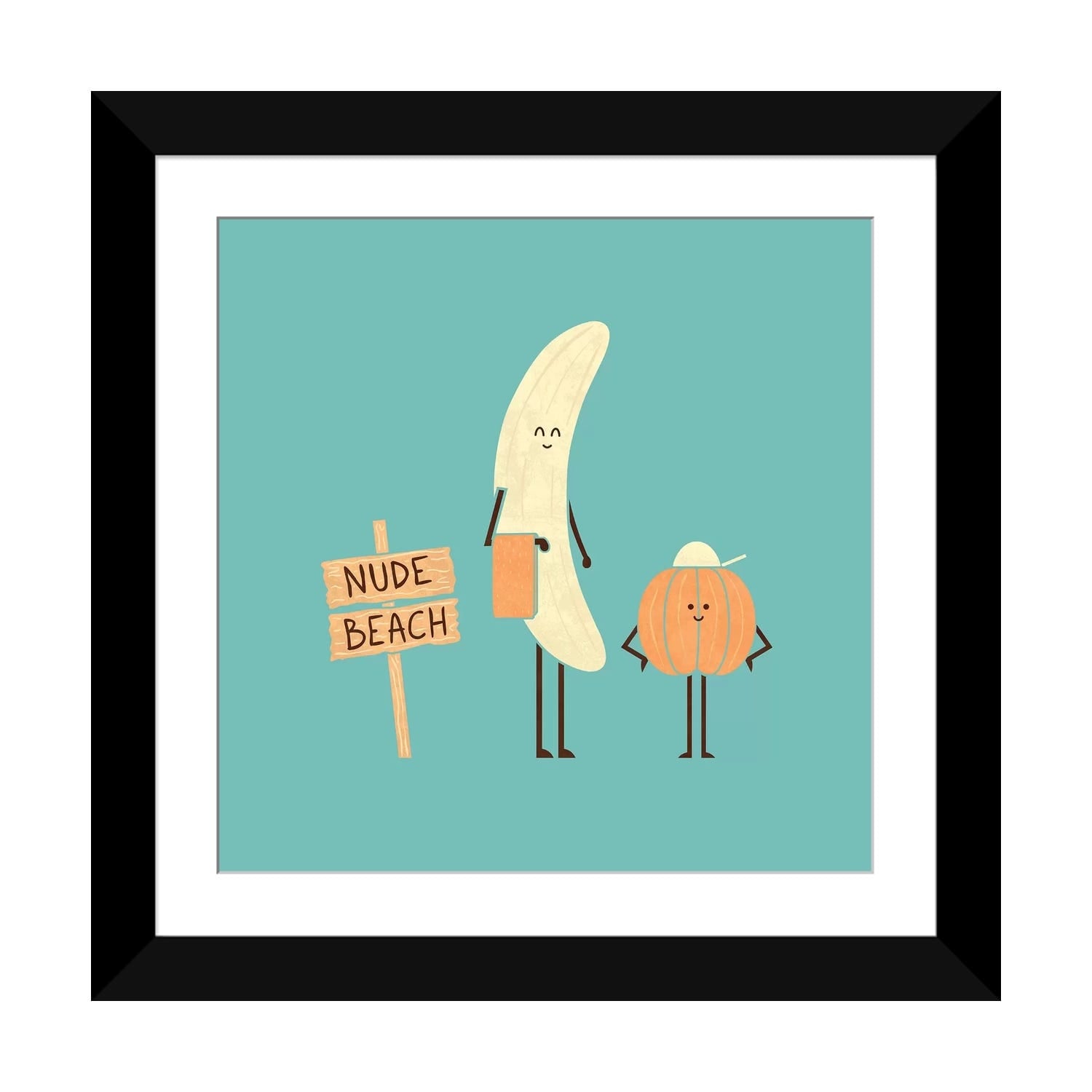 iCanvas "Nude Beach" by HandsOffMyDinosaur