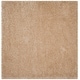 preview thumbnail 23 of 90, SAFAVIEH Polar Shag Bibi Glam Solid 3-inch Extra Thick Rug 5'1" Square - Light Beige - Square