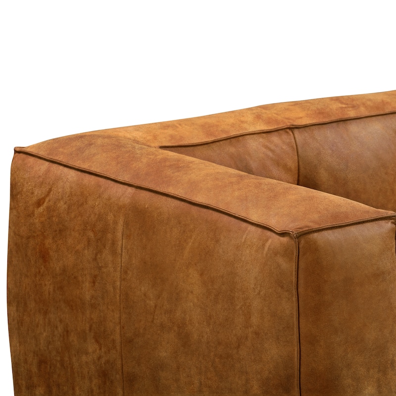 Poly & Bark Capa 92" Sofa - Full Grain Genuine Italian Leather