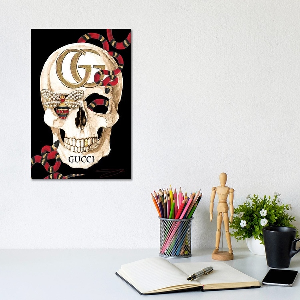 iCanvas Gucci Skull II by Studio One Gallery wrapped Canvas