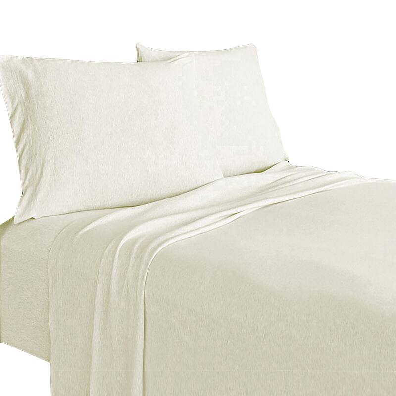 Soft Tees Luxury Jersey Knit Bed Sheet Set On Sale Bed Bath
