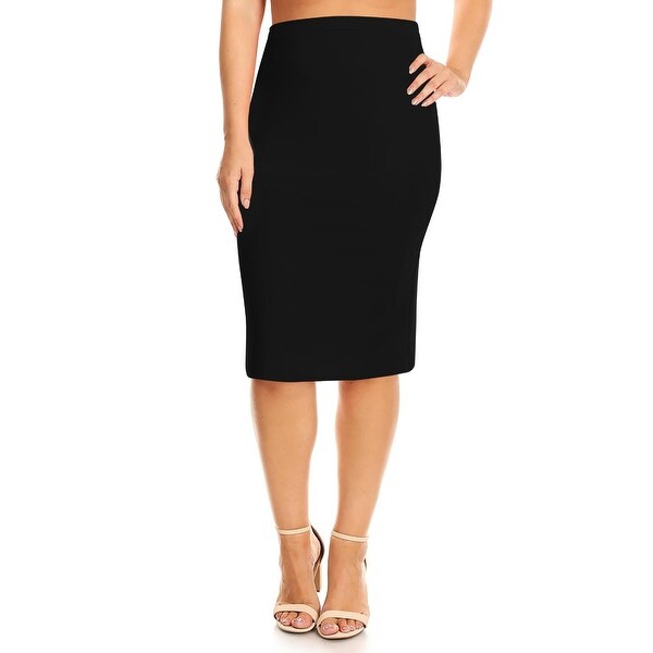 plus size pencil skirts cheap