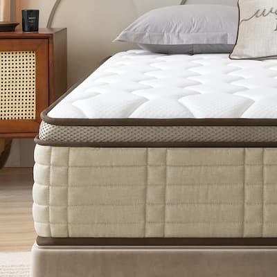SogesSleep 12 Inch Hybrid Mattress in a Box with Memory Foam