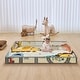 preview thumbnail 2 of 8, Multi Color Foam Foldable Baby Play Crawling Mat with Raised Letters and Anti-Slip Texture - 71” L x 55” W
