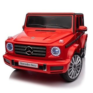Licensed Mercedes G500 24V Ride-On SUV for Kids 3-8 with Parental Control & Bluetooth
