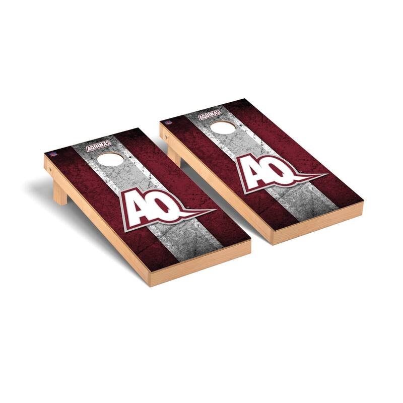 Aquinas Saints Vintage Cornhole Board Set