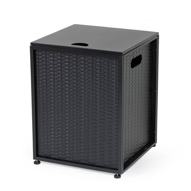 Propane Tank Cover with Imitation Woven Rattan Surface