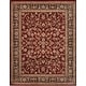 preview thumbnail 17 of 17, Nourison Hand-tufted Persian Floral Wool and Silk Burgundy Area Rug