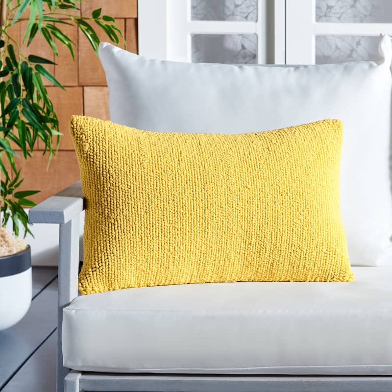 SAFAVIEH Soleil Besa Indoor/ Outdoor 12-inch x 20-inch Throw Pillow (Set of 2)