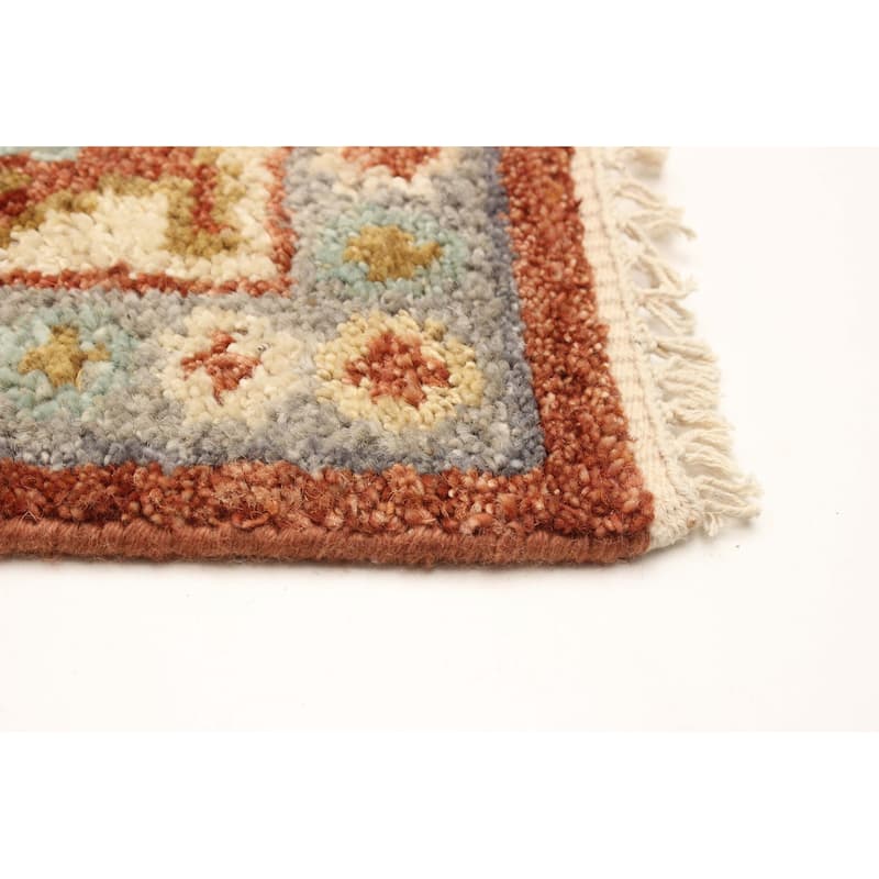 ECARPETGALLERY Hand-knotted Jules Serapi Dark Copper Wool Rug - 5'5 x 7'11
