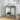 DH BASIC Contemporary Brown Decorative 1-Shelf Half-moon Console Table