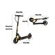preview thumbnail 11 of 15, 180W Outdoor Motor Electric Scooter Rear Disc Brake with Side Lights