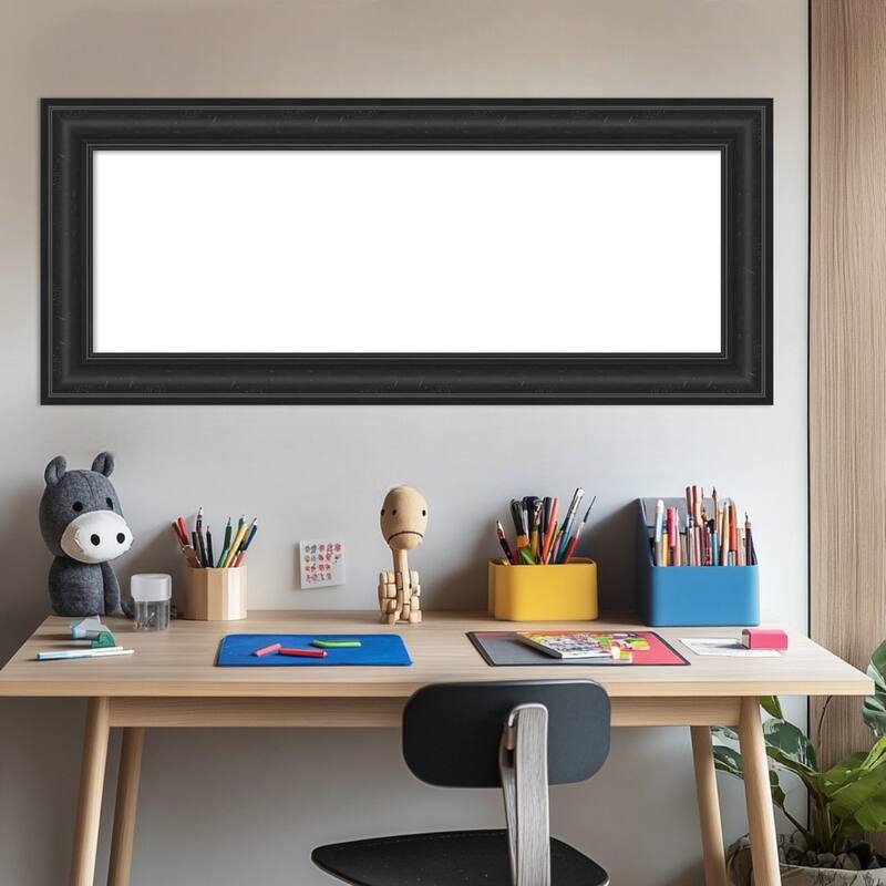 Amanti Art Shipwreck Black Framed Dry Erase Magnetic Board