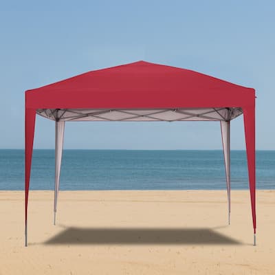 Ainfox 10 x 10 ft Pop-Up Party Canopy Tent Gazebo