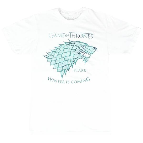 Shop Game Of Thrones Winter Is Coming White T Shirt Overstock