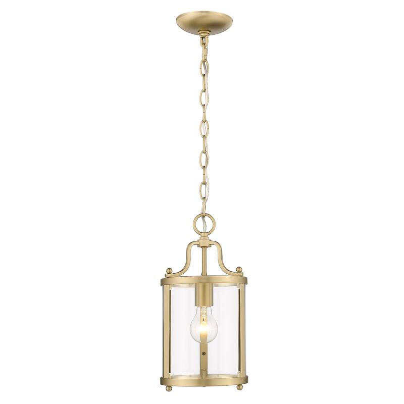 Golden Lighting Payton 1-light Pendant in Brushed Champagne Brass