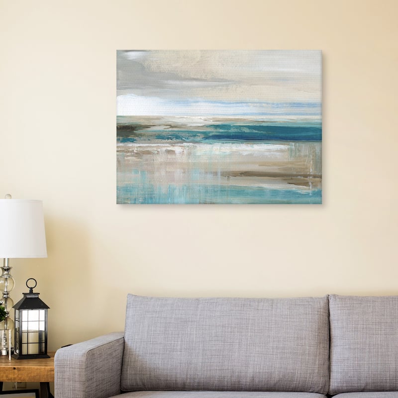 Abstract Sea by Nan Canvas Art Print
