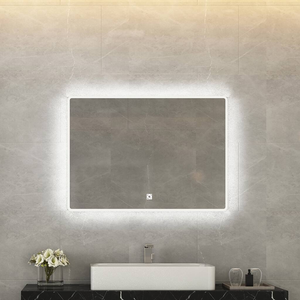 LUXMOD Bathroom Vanity LED Lighted Mirror