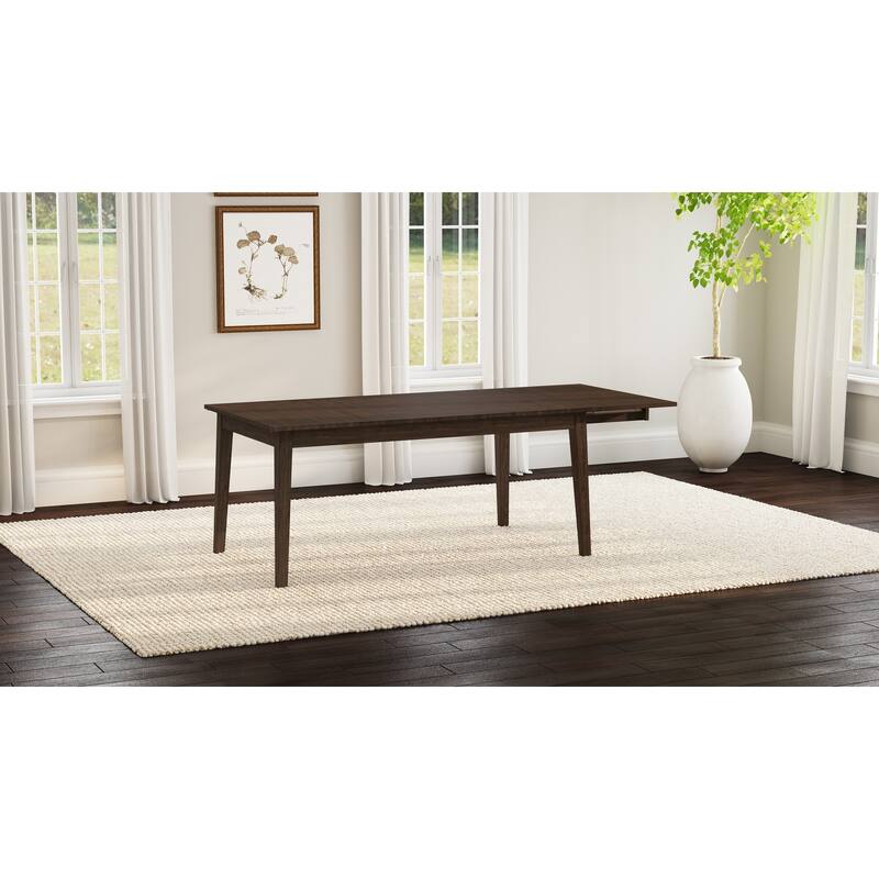 Simply Solid Doretta Dining & Server Set with Wood Seating