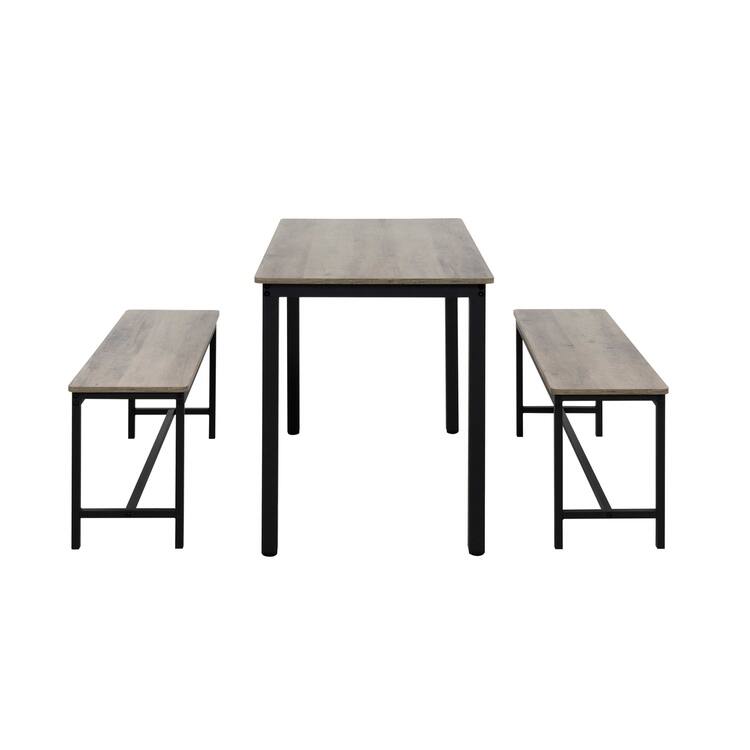 Modern Dining Set - Grey