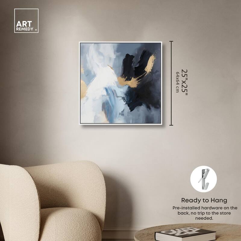 Turbulence I Canvas by Art Remedy