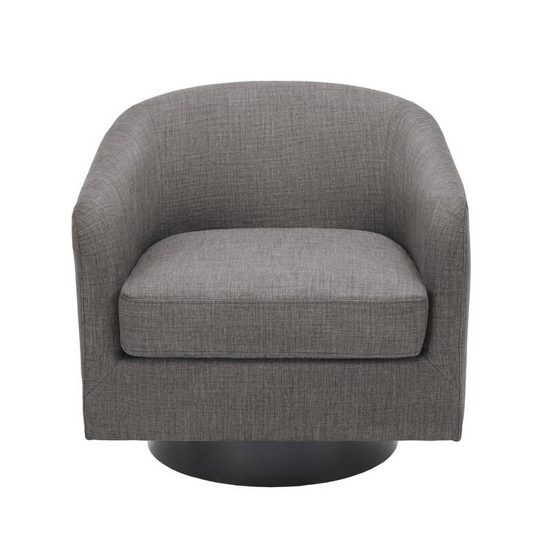 UIXE 360° Swivel Barrel Accent Chair Armchair For Living Room