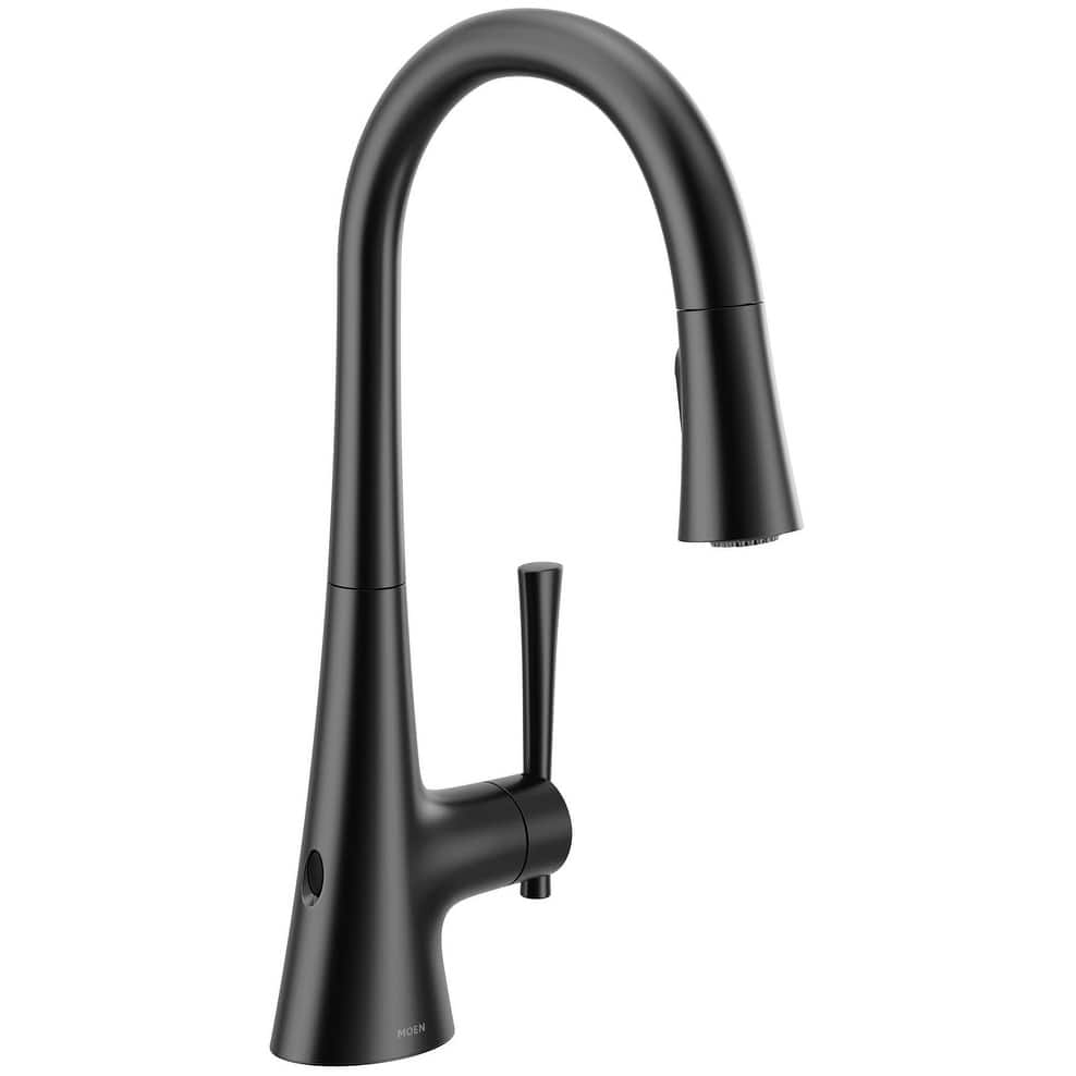 Moen Kurv 1.5 GPM Single Hole Pull Down Kitchen Faucet with Hands Free