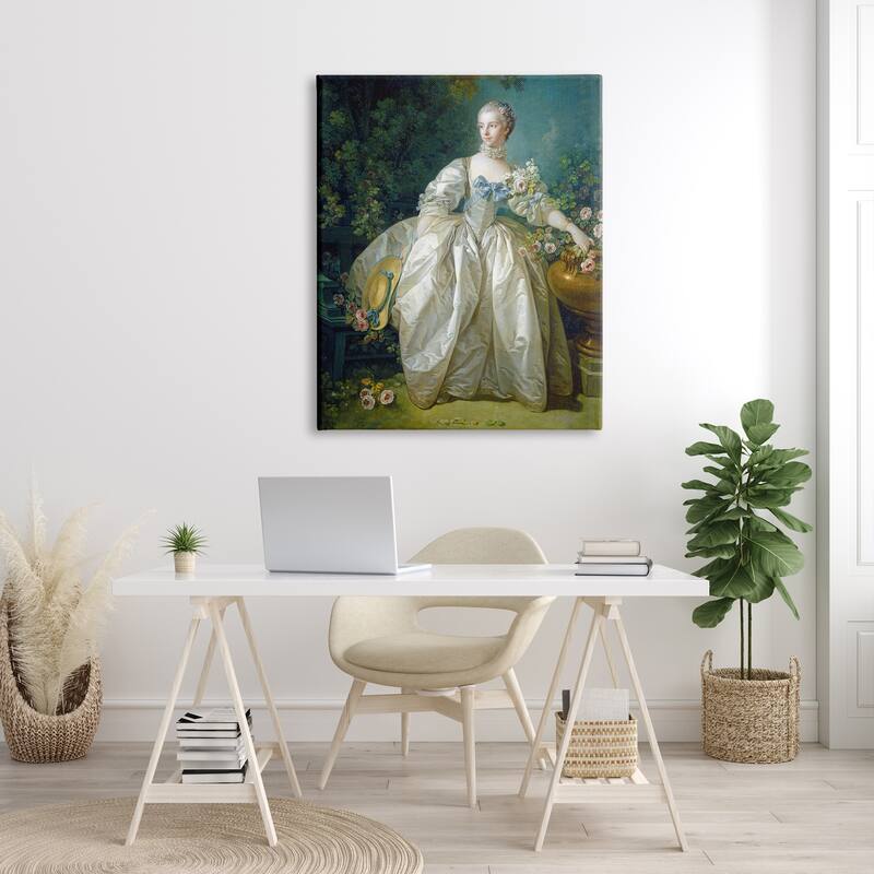 Stupell Madame Bergeret Francois Boucher Classic Painting Canvas Wall Art, Design by one1000paintings