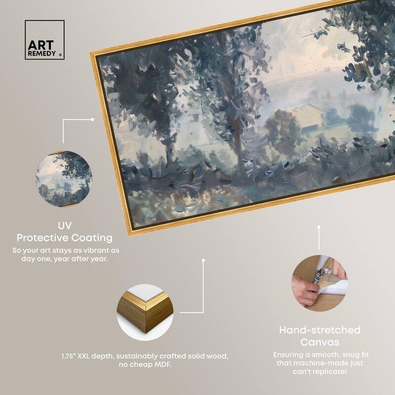 Early Morning Panoramic Canvas by Art Remedy