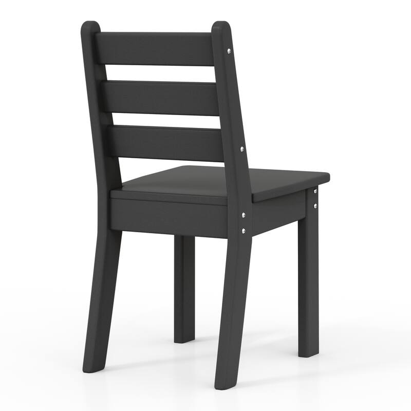 Polytrends Garden Party Kids Outdoor Dining Chair (Set of 2)