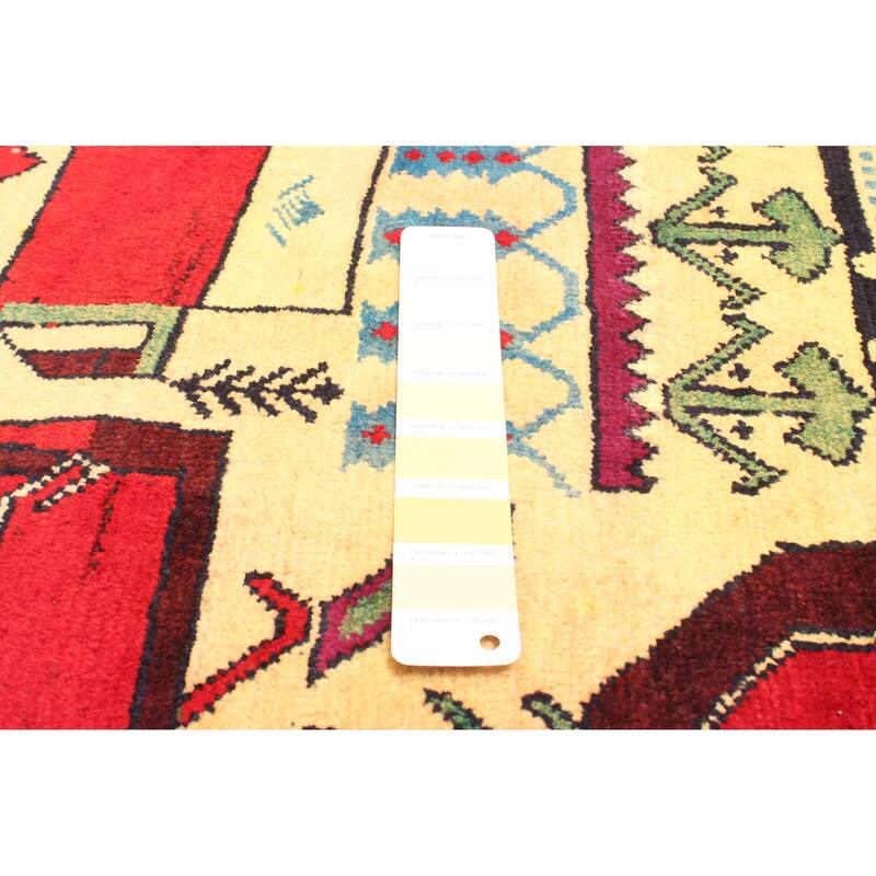 ECARPETGALLERY Hand-knotted Teimani Cream Wool Rug - 3'0 x 4'10