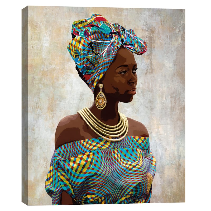 Chic Portrait Asha by Mark Chandon Canvas Art Print by Mark Chandon Canvas Art Print