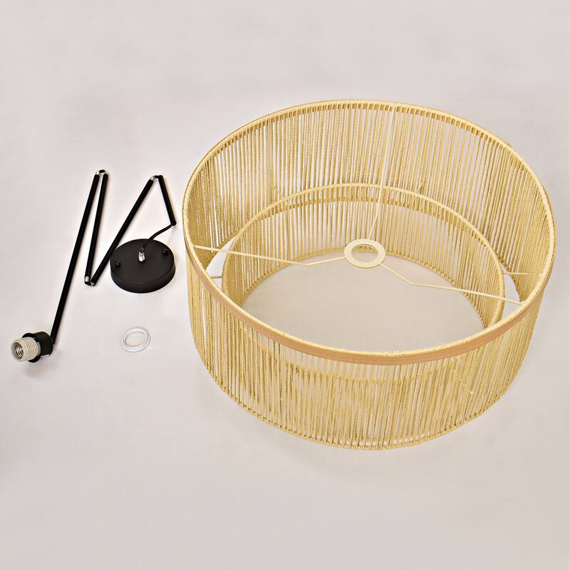 Rattan Drum Chandelier Rattan Pendant Light