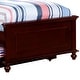 preview thumbnail 3 of 6, Dole Traditional Solid Wood Button Tufted Kid Platform Bed by Furniture of America
