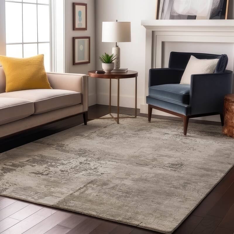 Premium Washable Super Soft Casual Abstract Mayfield Rug - Beige - 5' x 7'6"