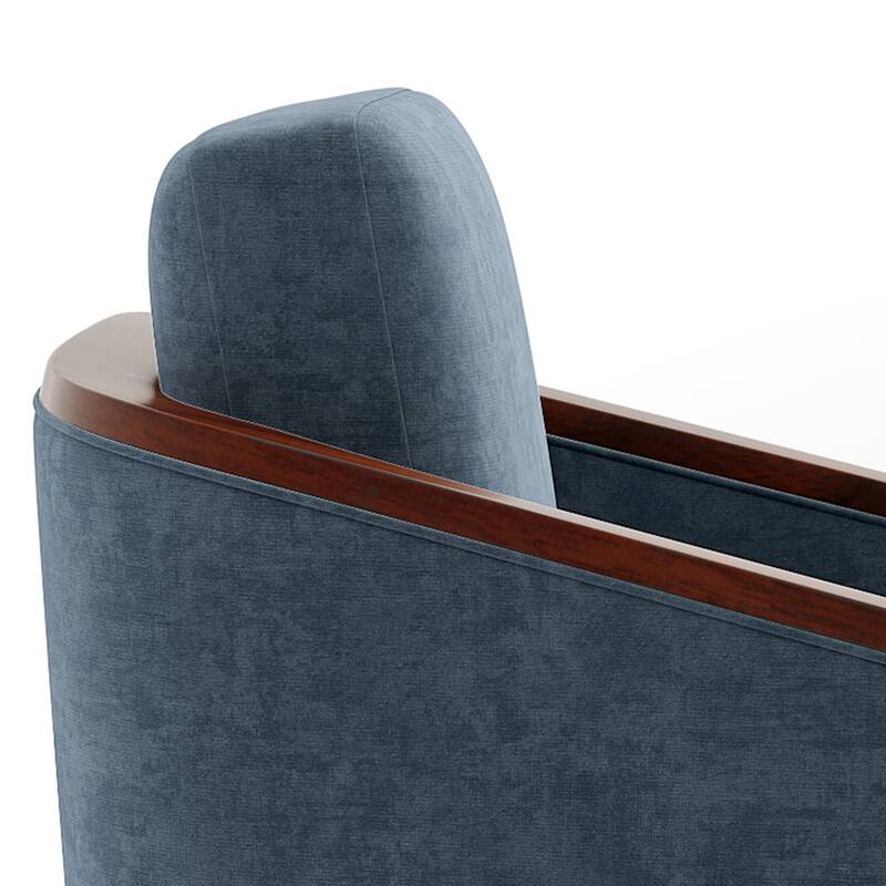 Modern Upholstered Swivel Accent Chair Set of 2