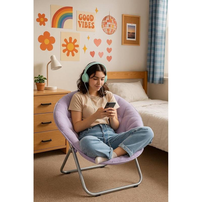 Urban Lifestyle Foldable Saucer Chair