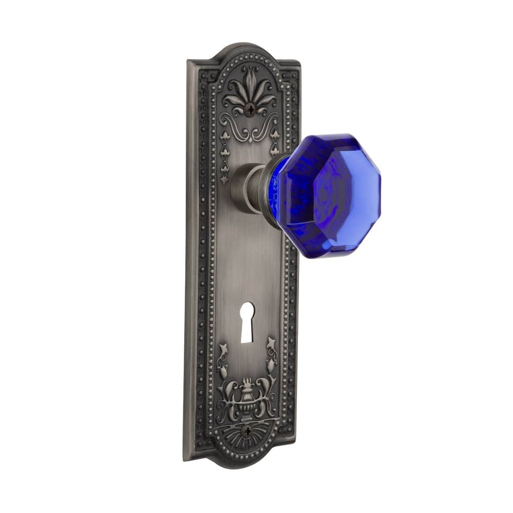 Nostalgic Warehouse Meadows Solid Brass Rose Dummy Door Knob Set with