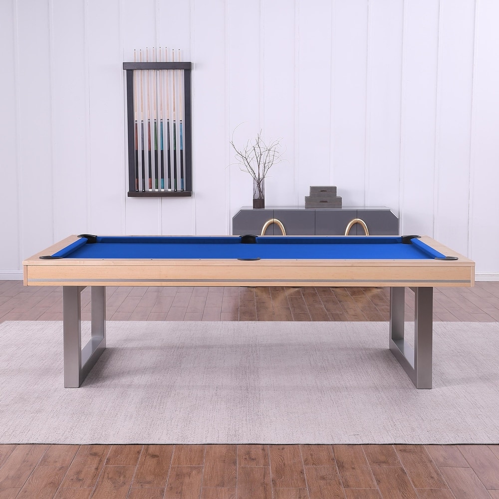 Maple Harmony 8ft Billiard Slate Pool Table with Dining Top