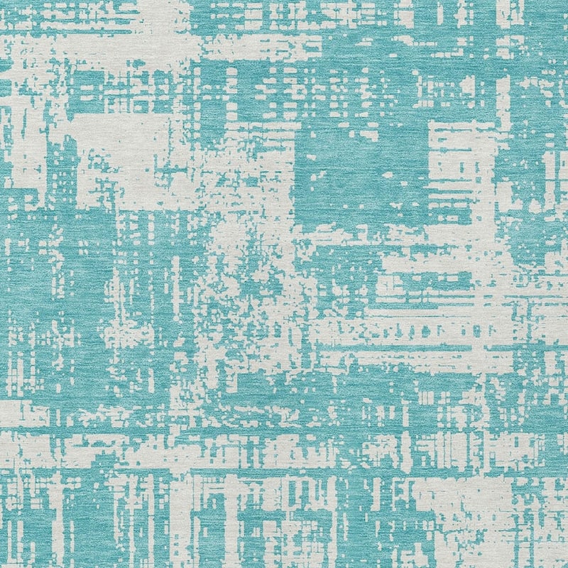 HomeRoots Abstract Transitional Rectangle Outdoor Rug