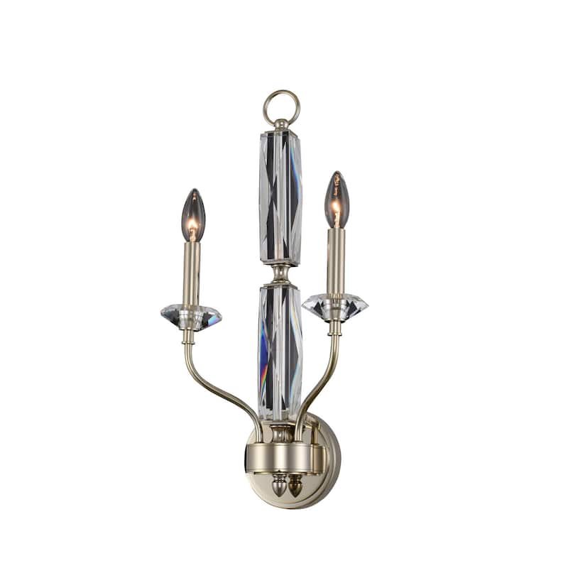 Allegri 035620-FR001 Savia 2 Light 22" Tall Wall Sconce with Firenze - Champagne Gold