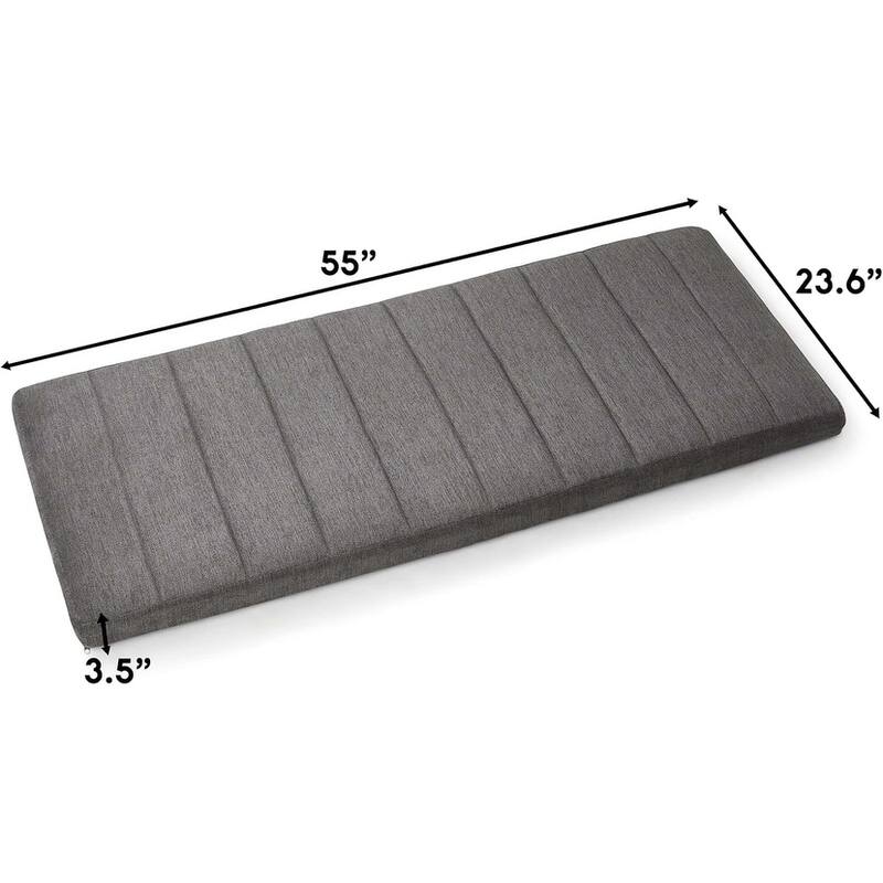 Emperyan 8 Inch Green Tea Memory Foam Mattress with Upholstered Channel Stitched Headboard