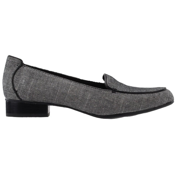 clarks black flat ladies shoes