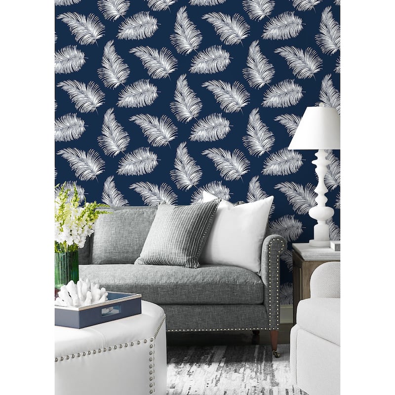 Luxe Haven Tossed Palm Peel and Stick Wallpaper