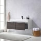 preview thumbnail 26 of 117, Vegadeo Bath Vanity with One-Piece Composite Stone Sink Top