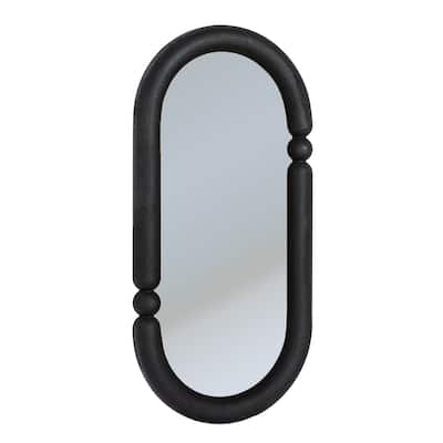 Wood-Framed Wall Mirror