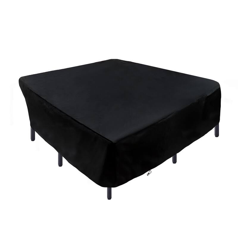 96" Waterproof Patio Furniture Cover, Black by National Tree Company - 96 in